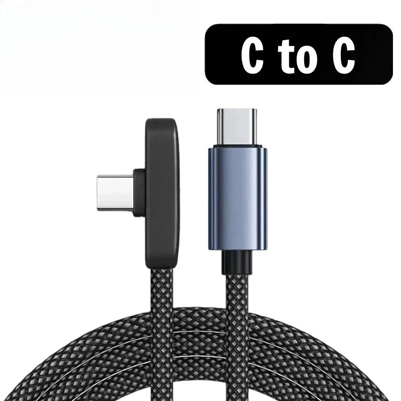 Right Angle USB Type C Charging Cable
