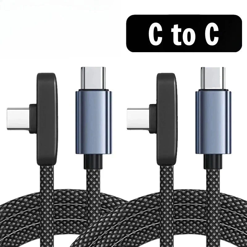 Right Angle USB Type C Charging Cable