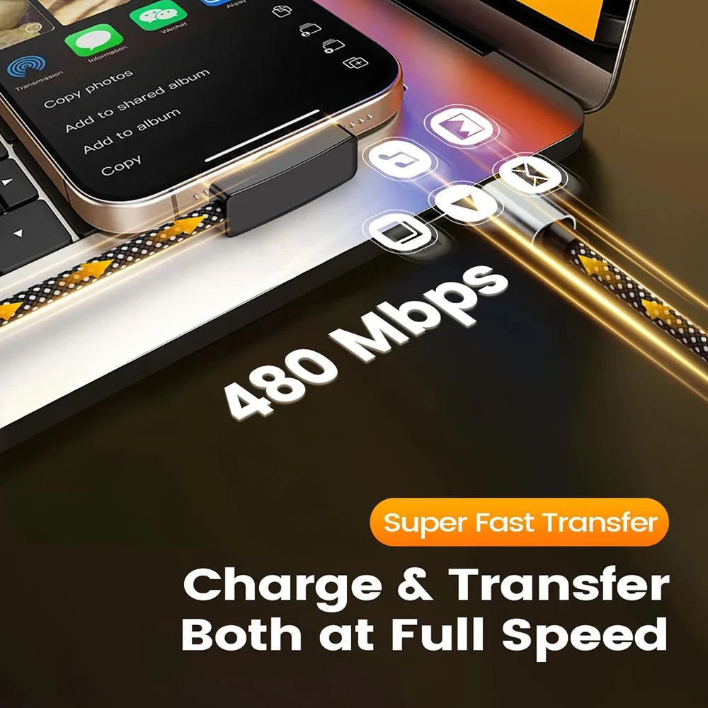 Right Angle USB Type C Charging Cable