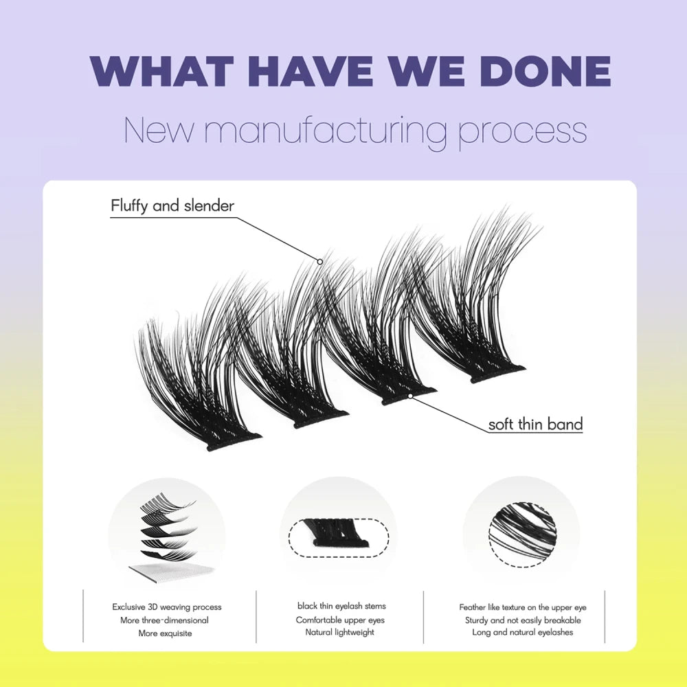 Wispy Individual Lash Clusters