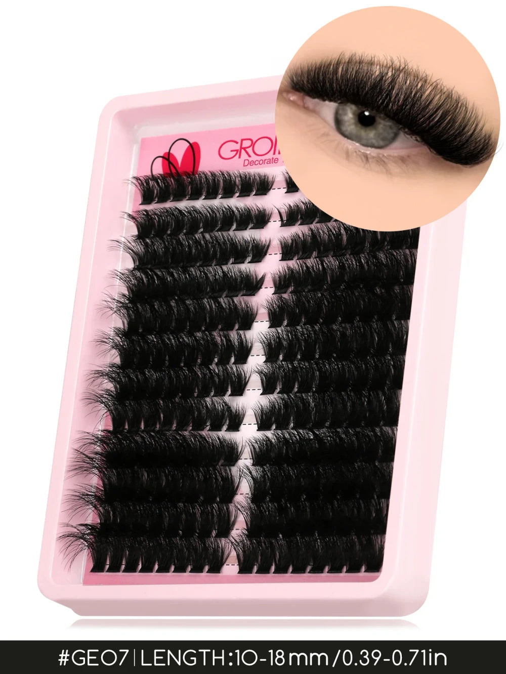 Wispy Individual Lash Clusters