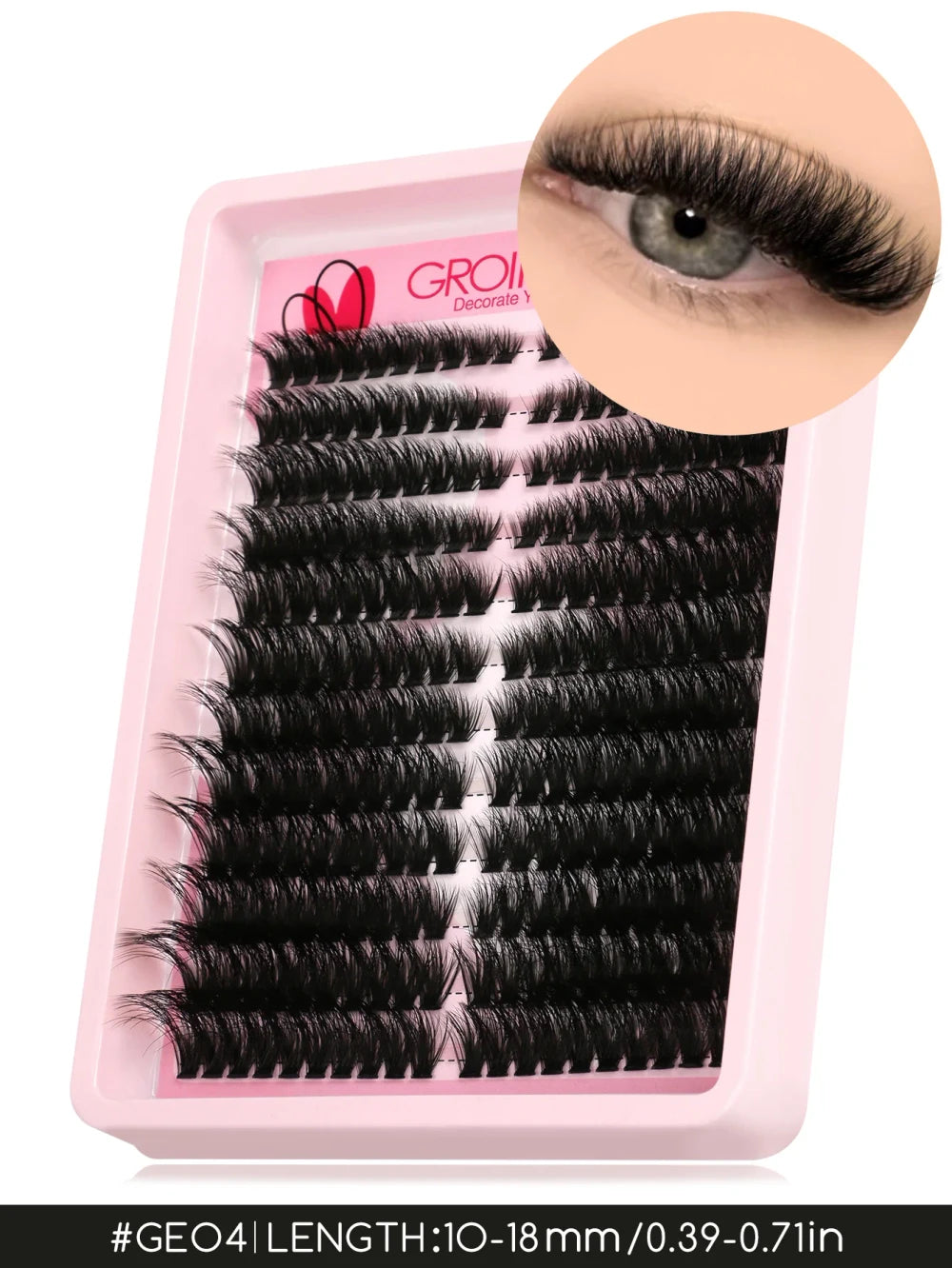 Wispy Individual Lash Clusters