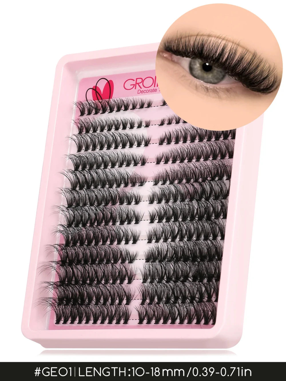 Wispy Individual Lash Clusters