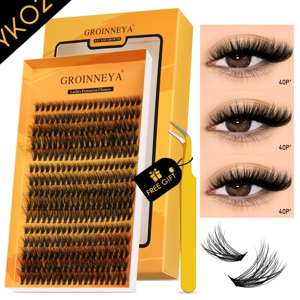 Wispy Individual Lash Clusters