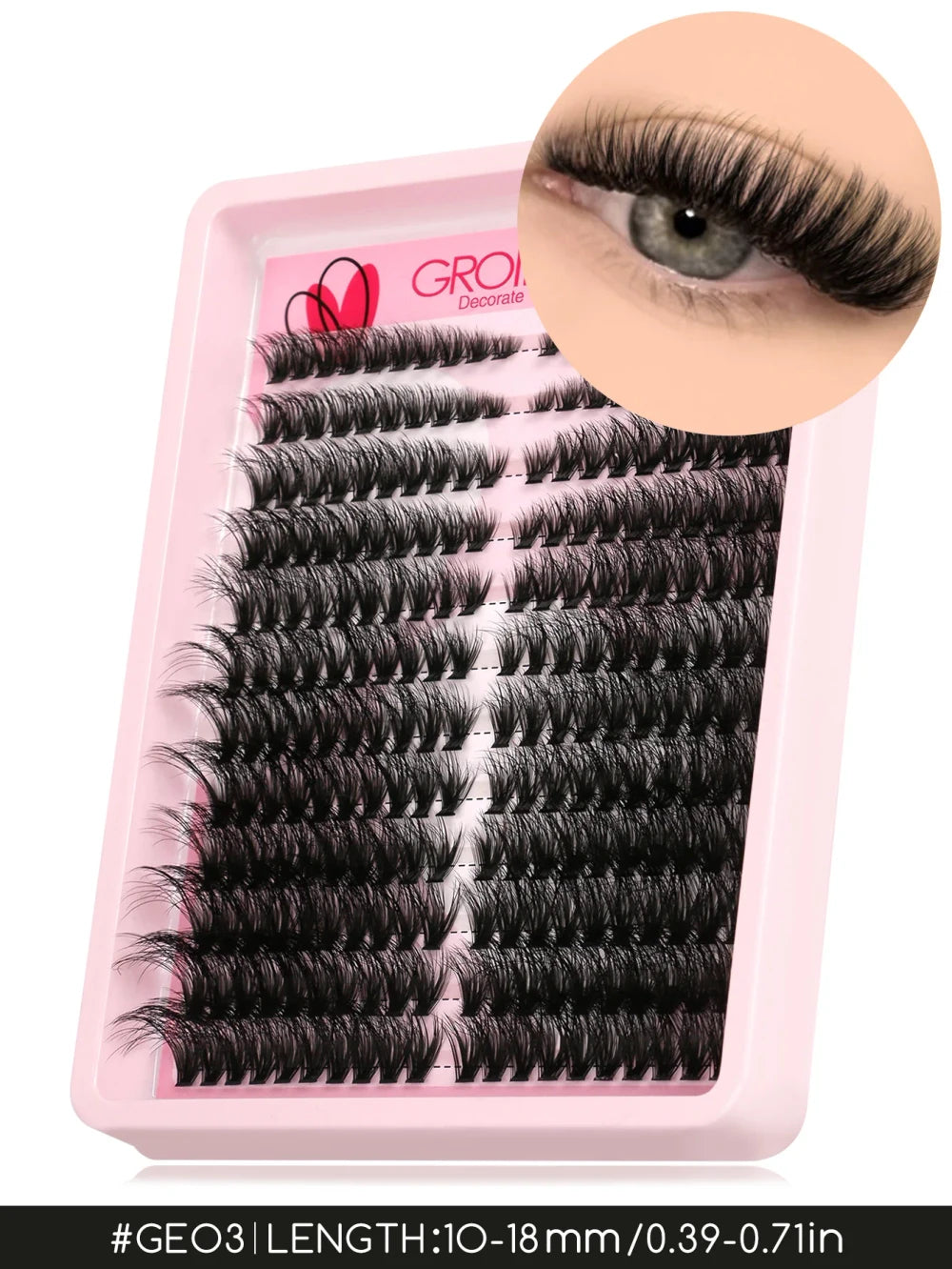 Wispy Individual Lash Clusters