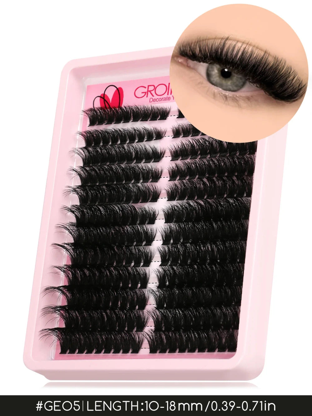 Wispy Individual Lash Clusters