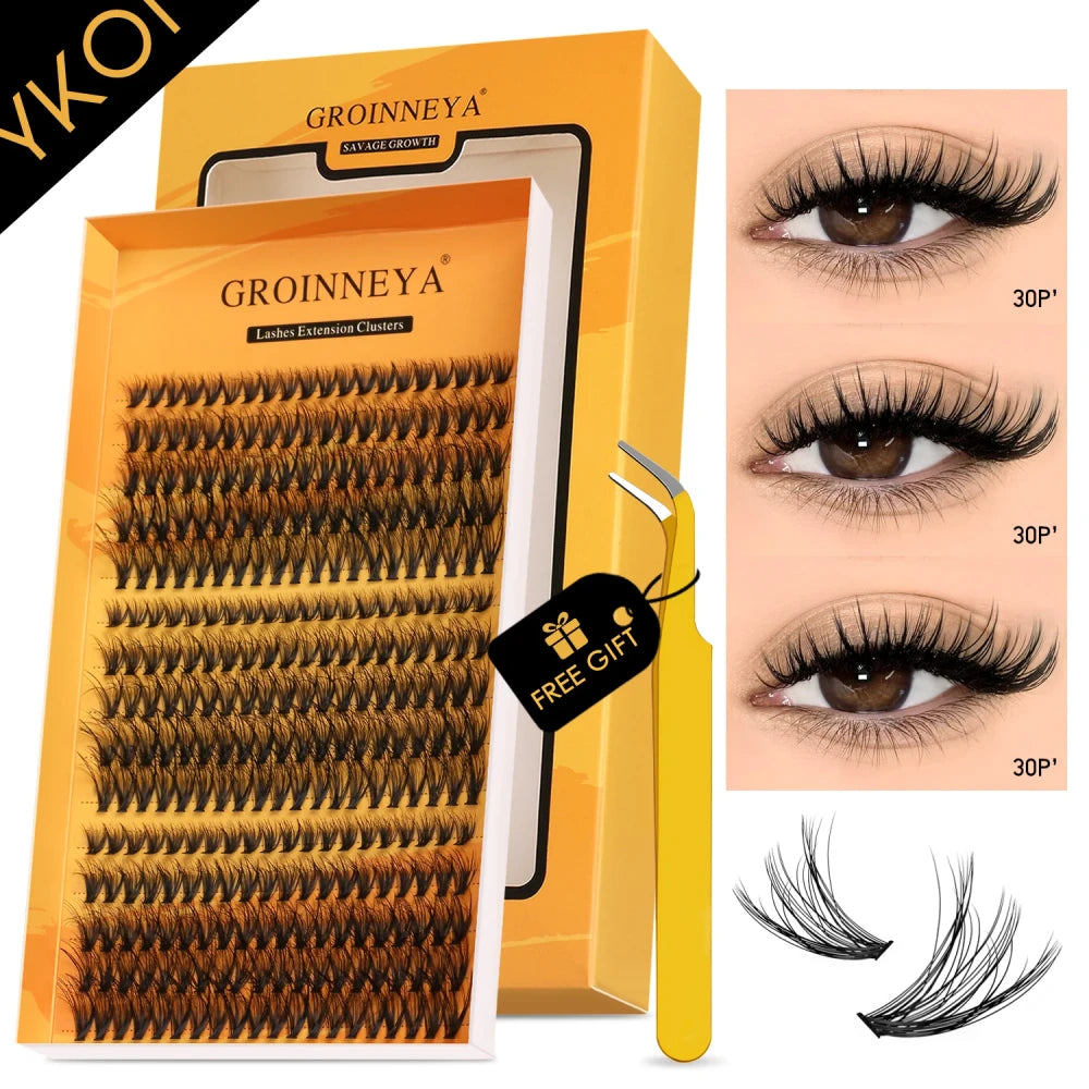 Wispy Individual Lash Clusters