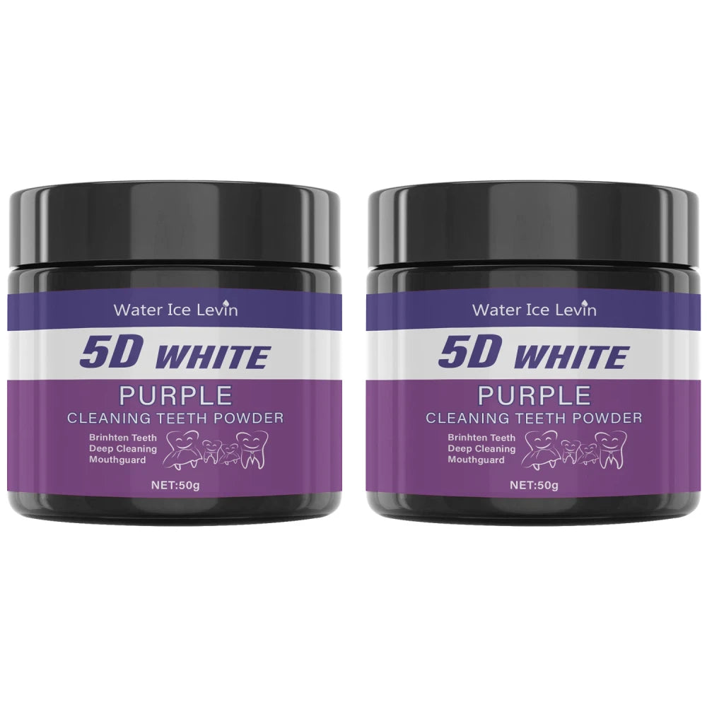 Purple Tooth Cleaning Powder