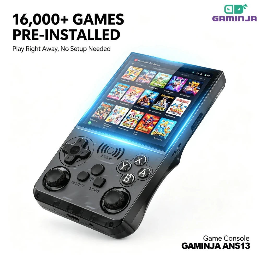 GAMINJA Portable Retro Handheld Video Game Console