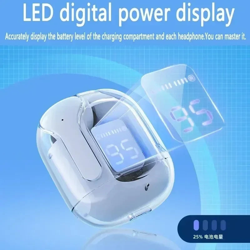 Transparent Wireless Sport Earphones