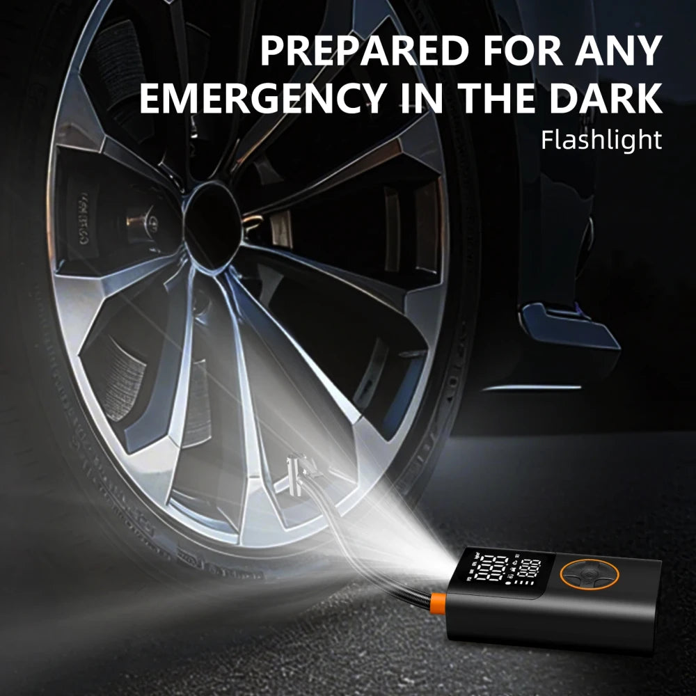 Portable Tire Inflator Air Pump Set