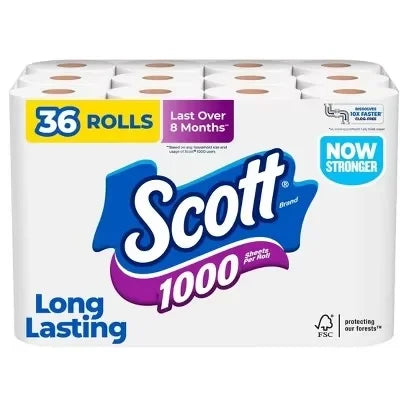 Septic-Safe 1-Ply Bathroom Tissue