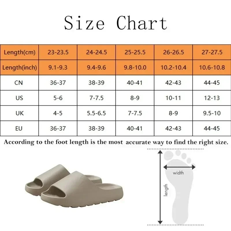 Thick-Soled EVA Beach Slides