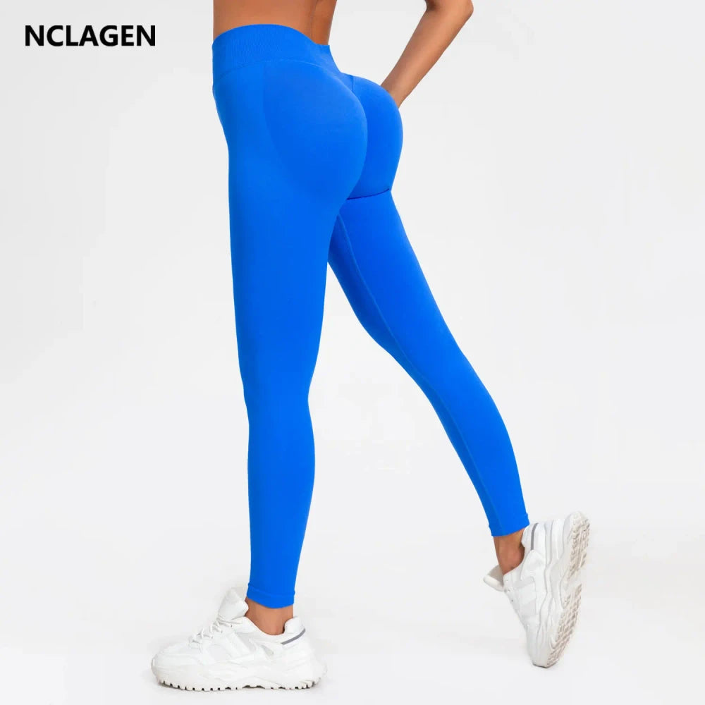 Seamless Ribbed Yoga Leggings