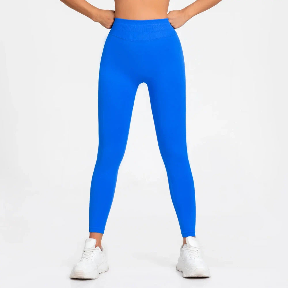 Seamless Ribbed Yoga Leggings