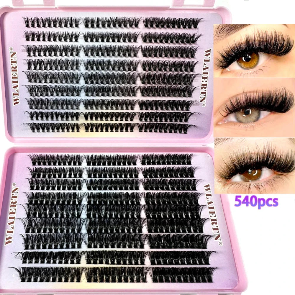 Natural Cluster False Eyelashes