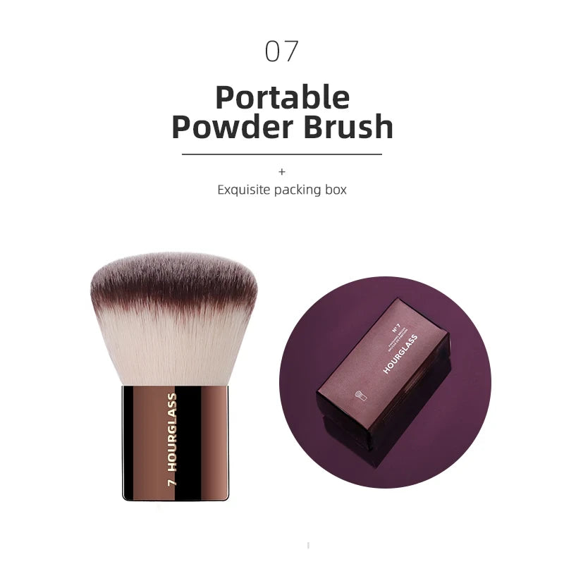 Metal Handle Synthetic Makeup Brush