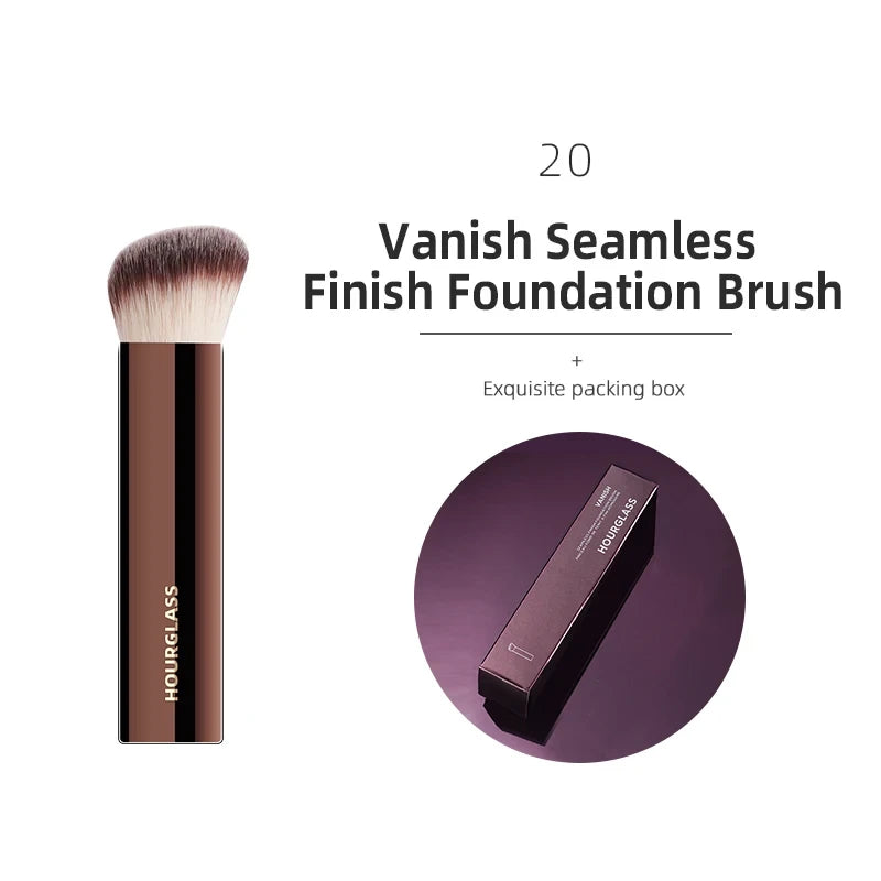 Metal Handle Synthetic Makeup Brush