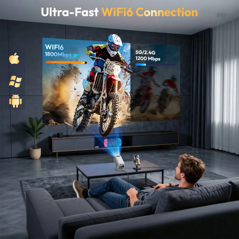 Portable Mini Smart Projector