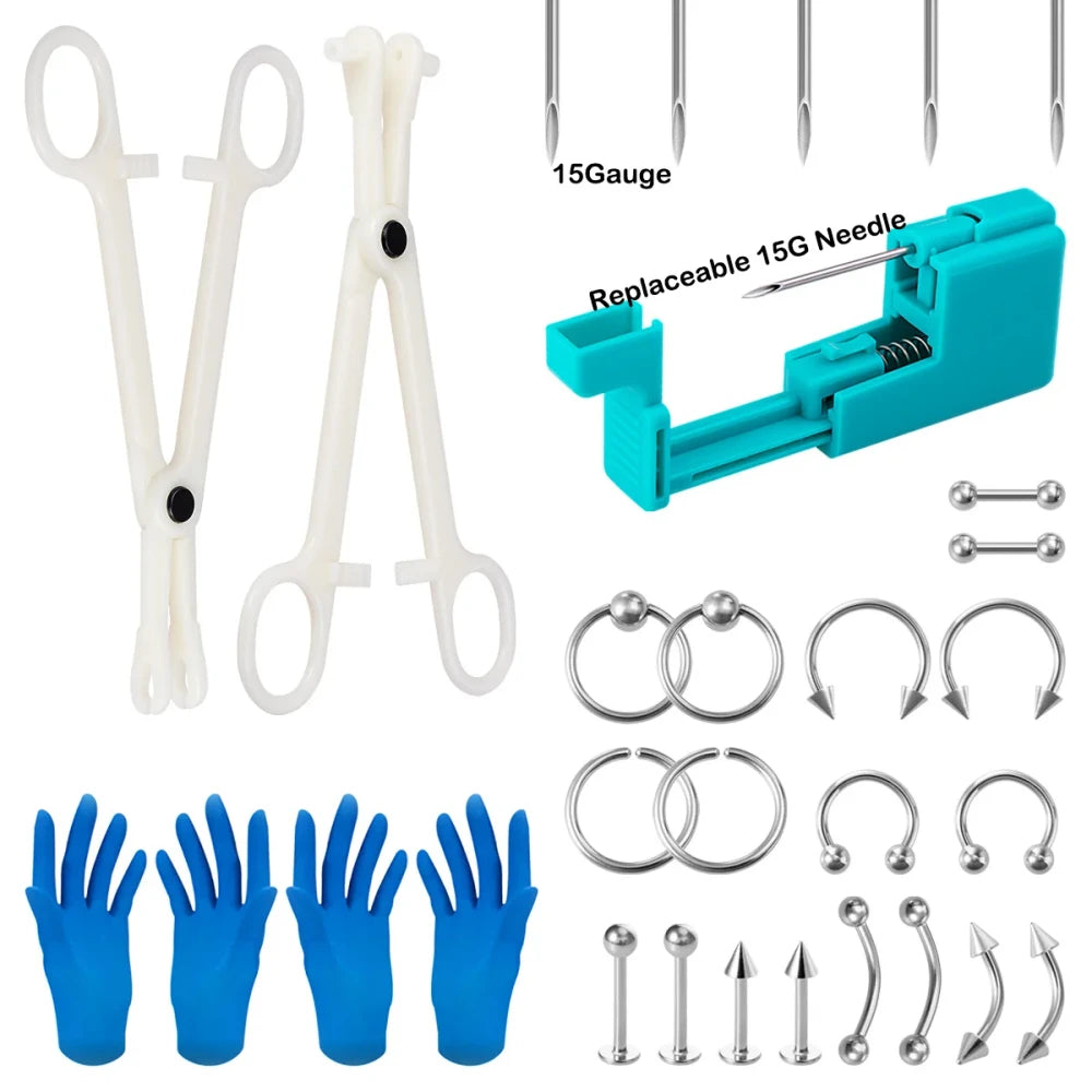 Home Body Piercing Kit