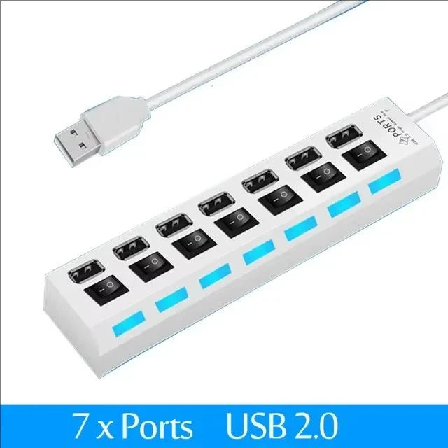7-Port USB Computer Extension Hub