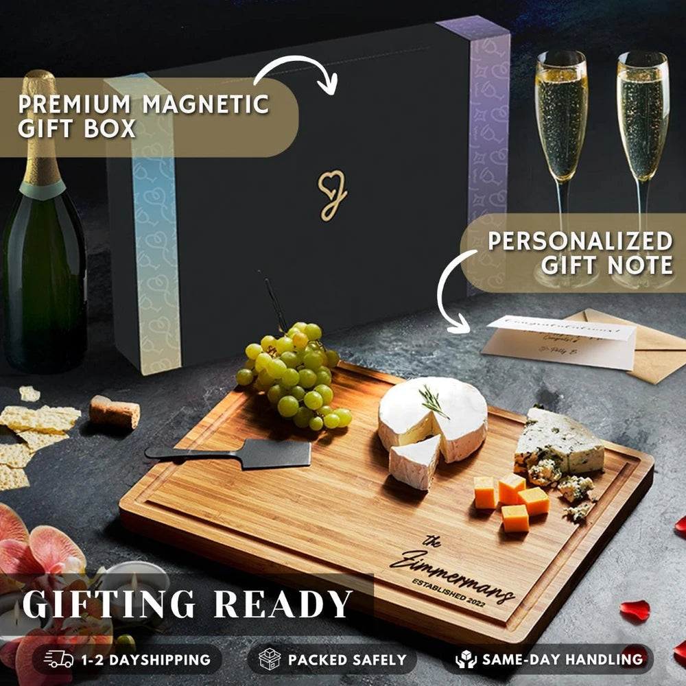 Engraved Bamboo Charcuterie Board