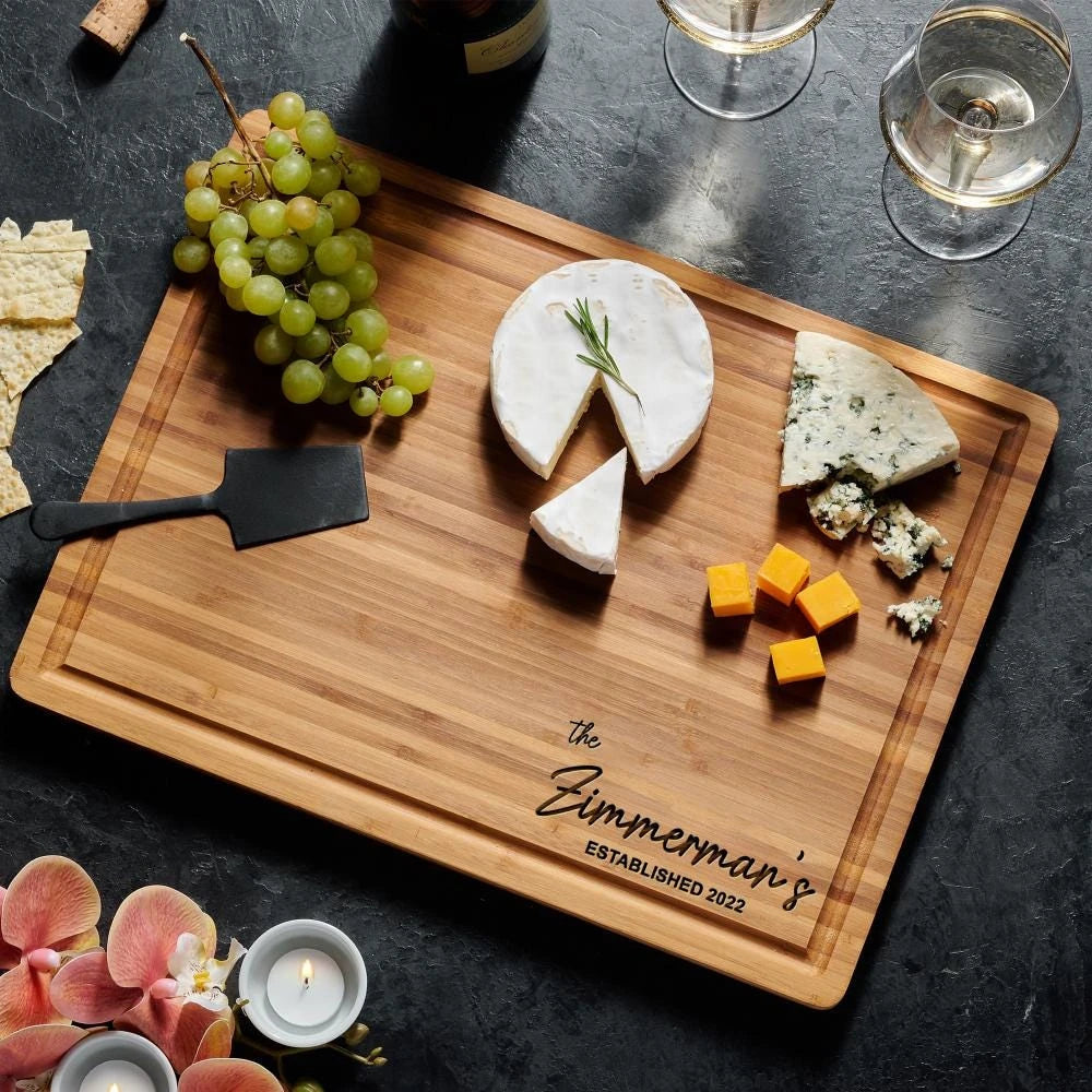 Engraved Bamboo Charcuterie Board