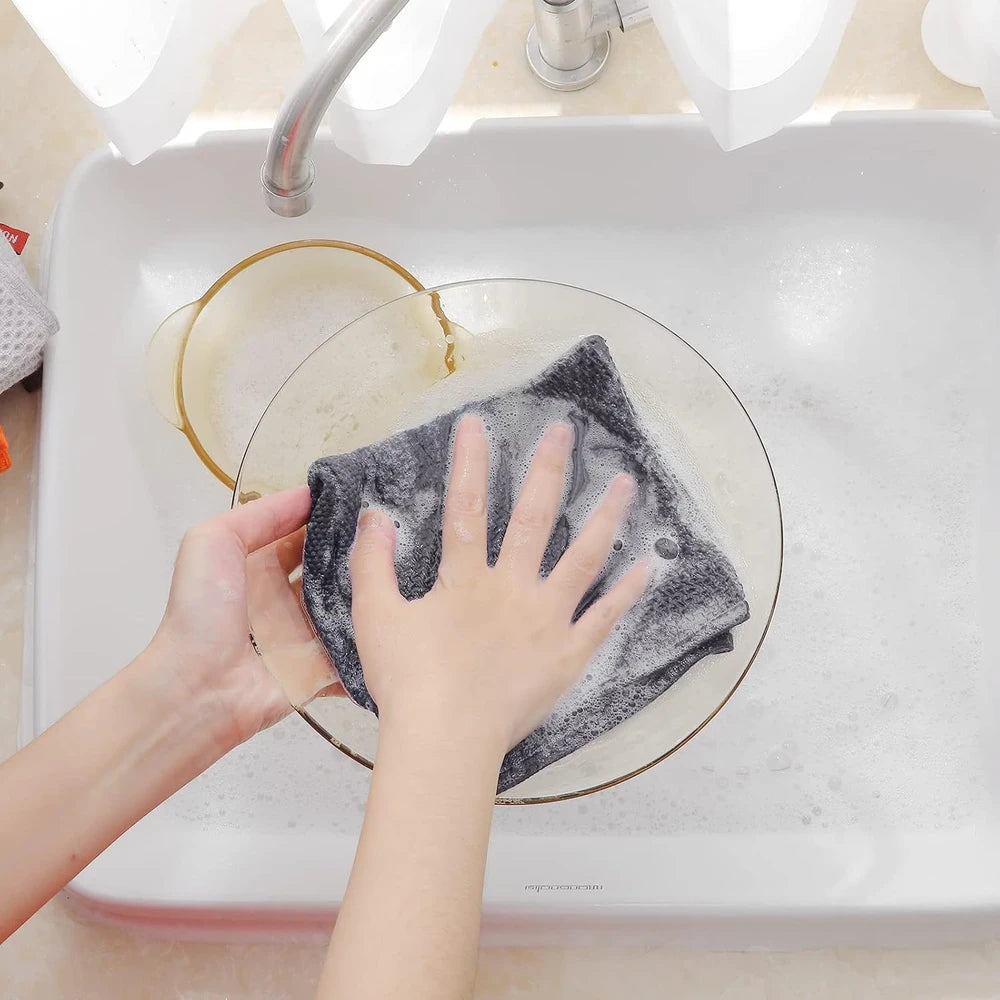 Homaxy Cotton Waffle Dish Cloths