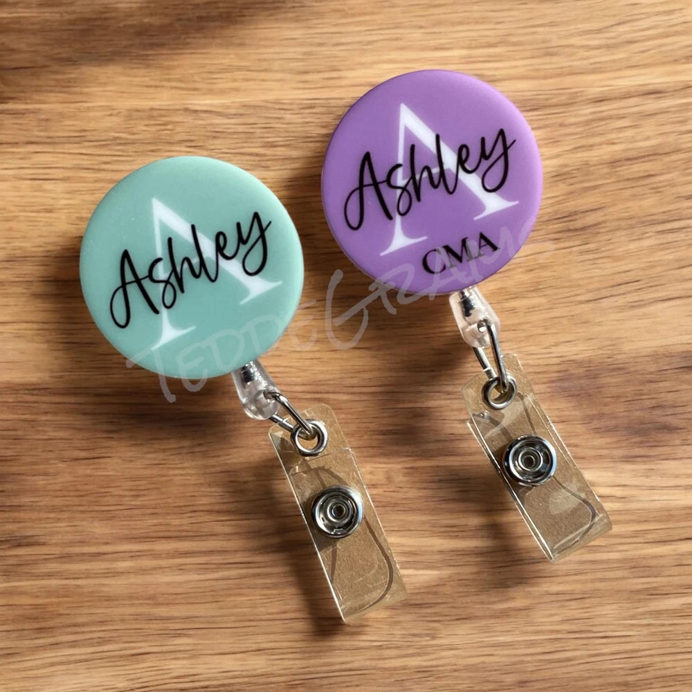 Personalized Retractable Nurse Badge Reel