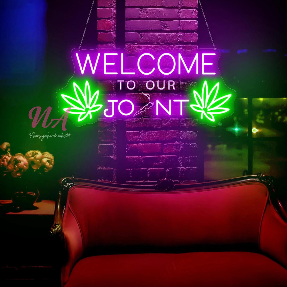 Cannabis Leaf Neon Sign