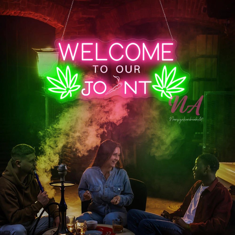 Cannabis Leaf Neon Sign