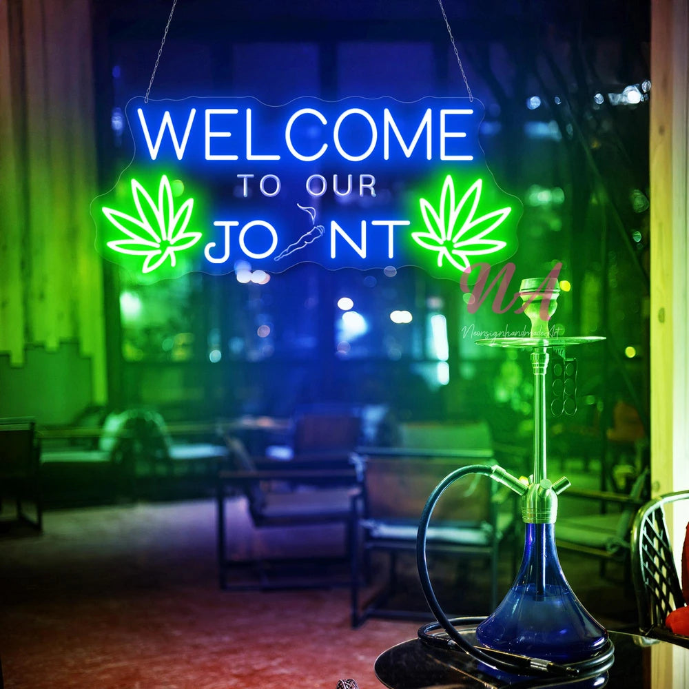 Cannabis Leaf Neon Sign