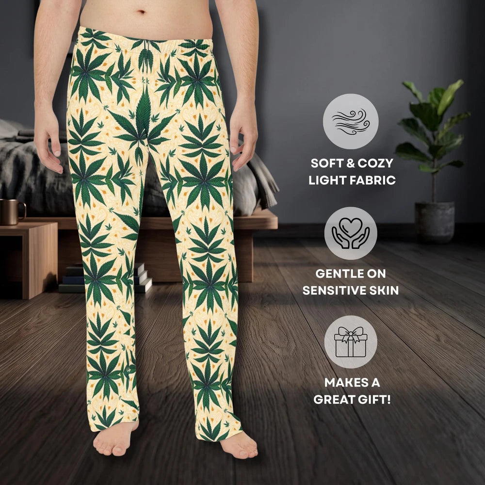 Cannabis Cream Lounge Pants