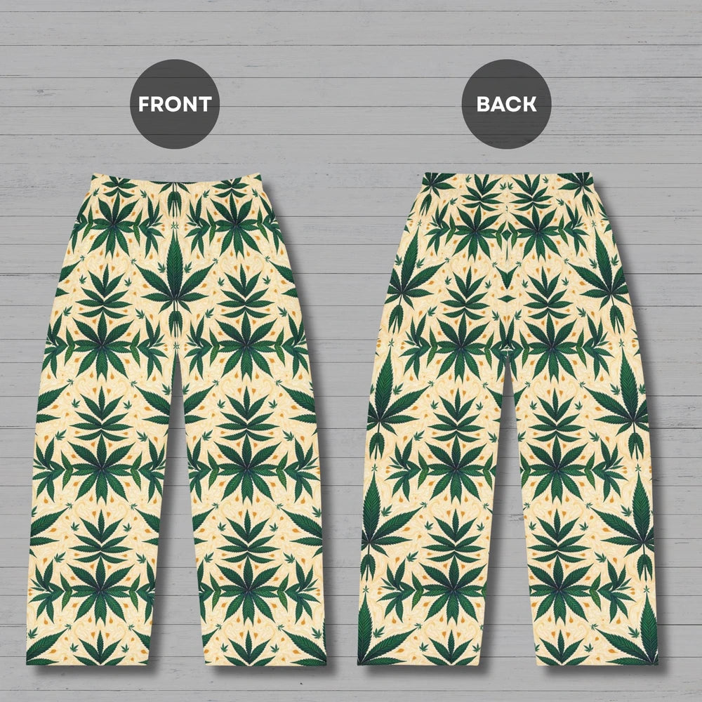 Cannabis Cream Lounge Pants