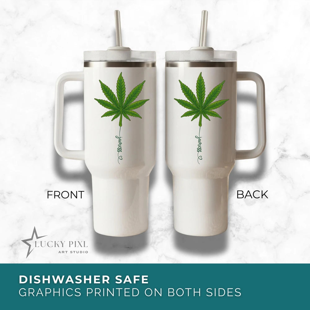 Personalized Cannabis Dispensary Tumbler
