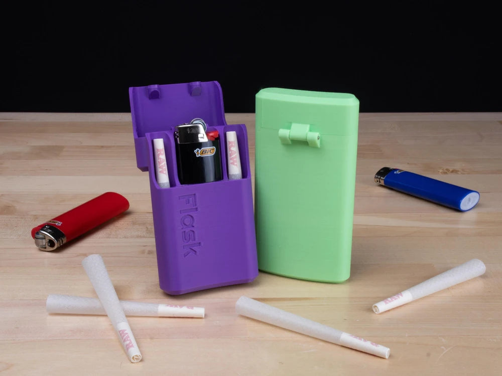 Stash Flask Preroll and Lighter Container