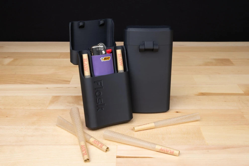 Stash Flask Preroll and Lighter Container