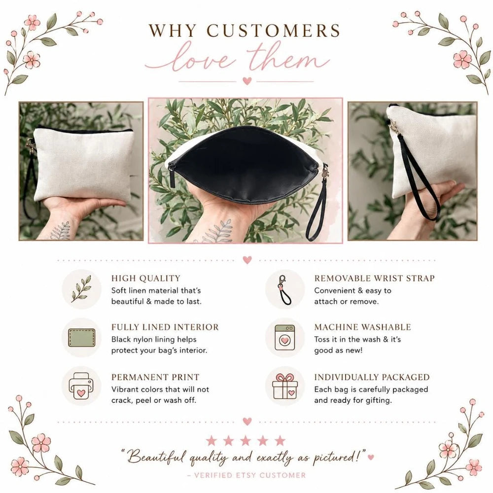 Cannabis Leaf Cosmetic Pouch