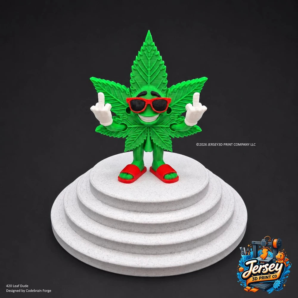 Funny Pot Leaf Figurine