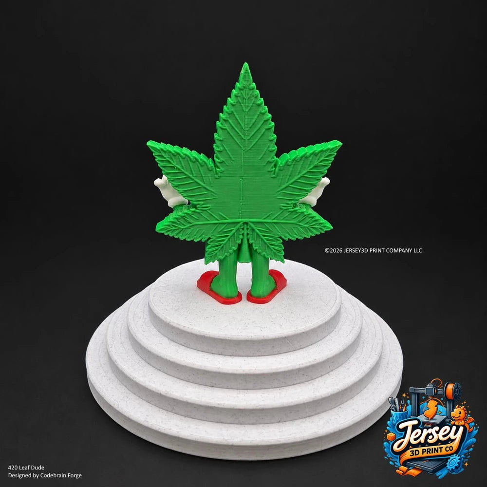 Funny Pot Leaf Figurine