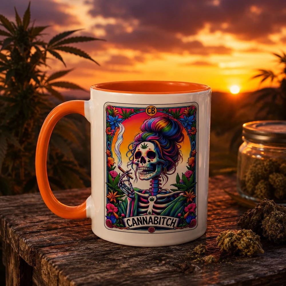 Cannabitch Tarot Coffee Mug
