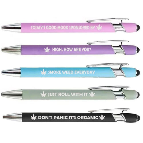 Cannabis Soft Touch Pen Set