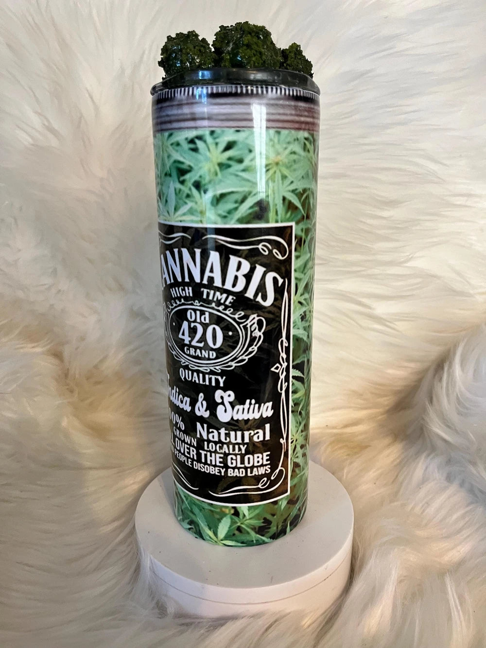 Cannabis Stainless Steel Tumbler