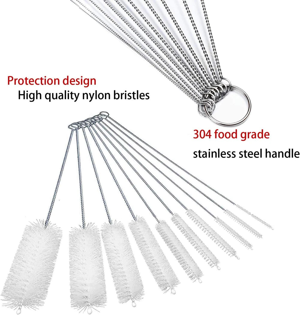 Long Straw Brush Cleaner Set