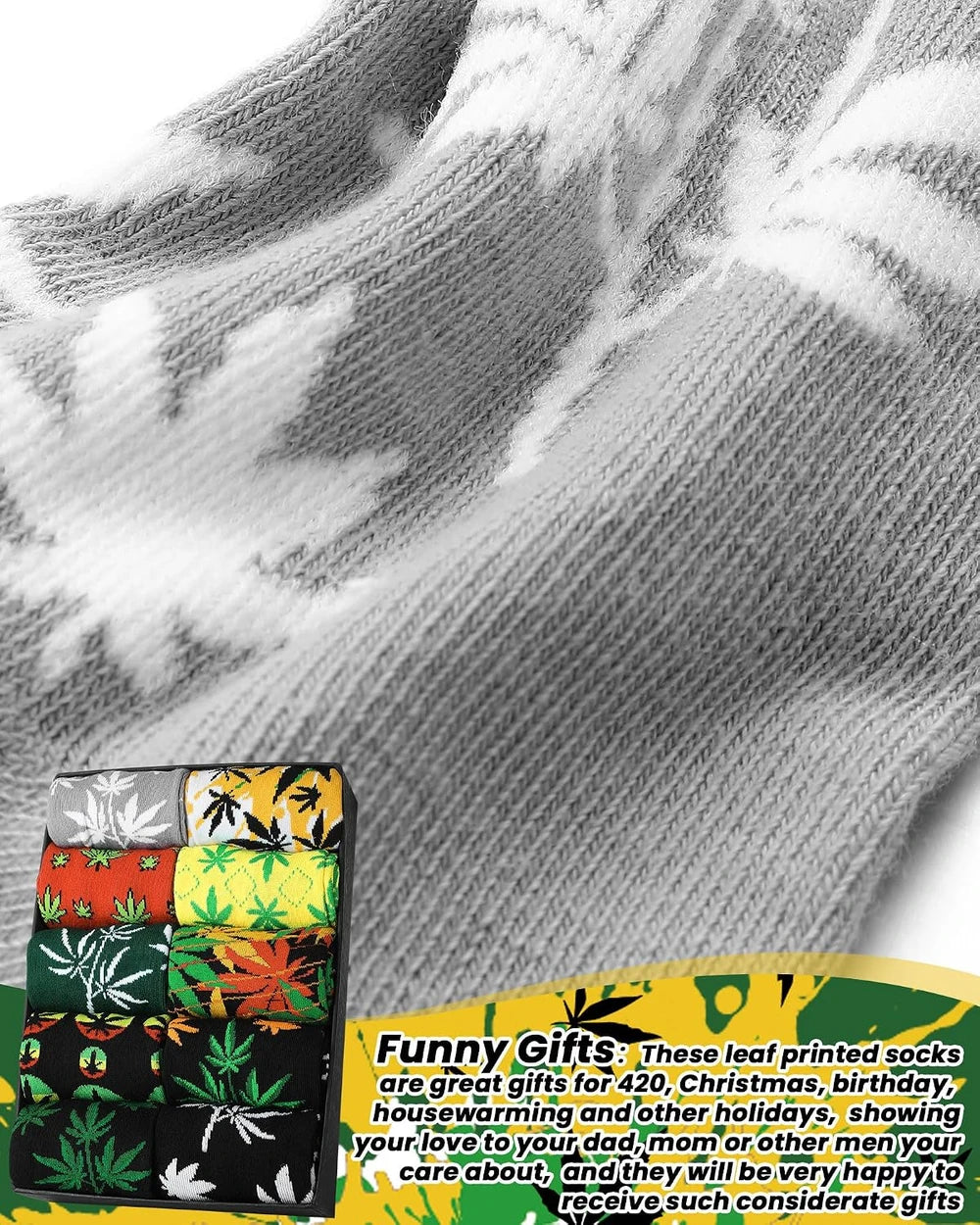 Skicuff Weed Socks