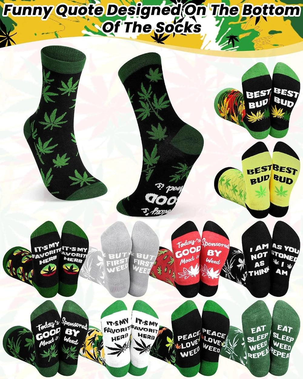 Skicuff Weed Socks