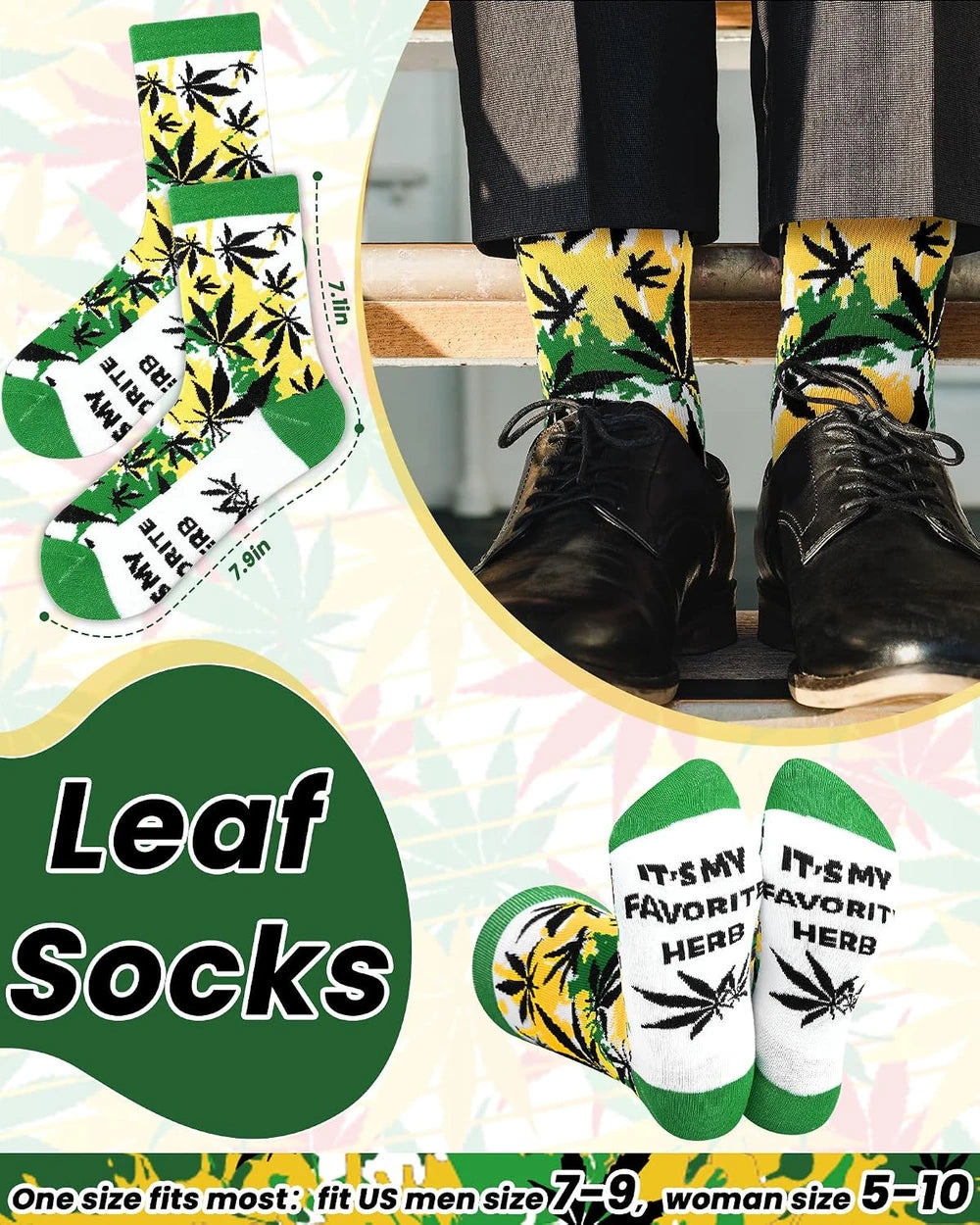 Skicuff Weed Socks