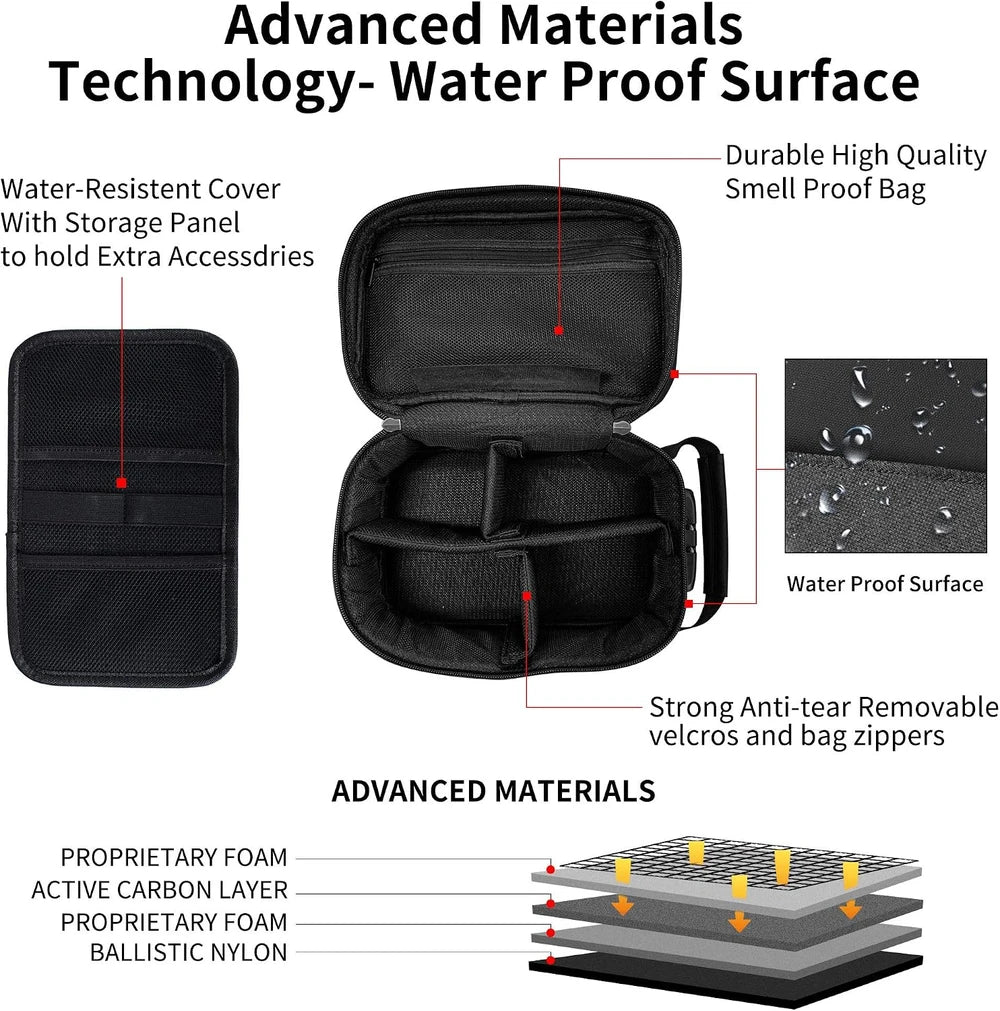 Smell Proof Travel Stash Bag