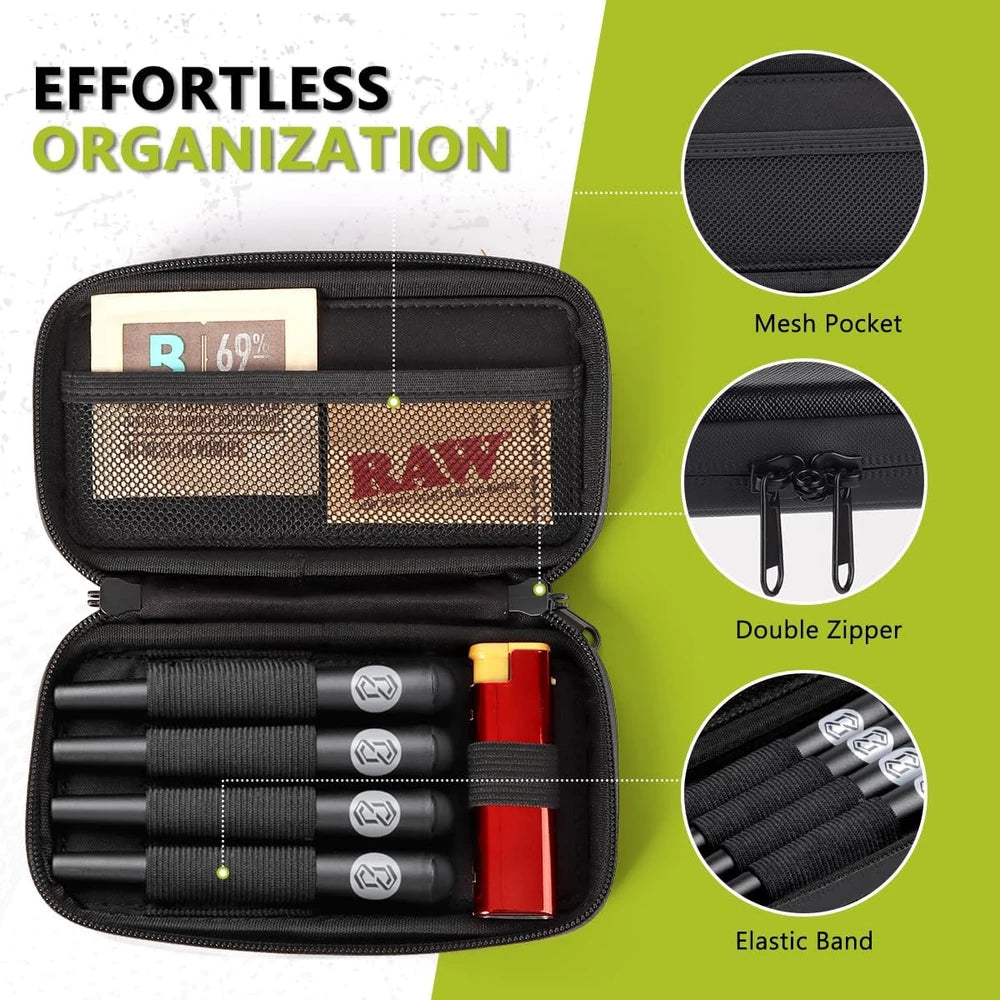 Purple Hard Shell Pocket Organizer Case