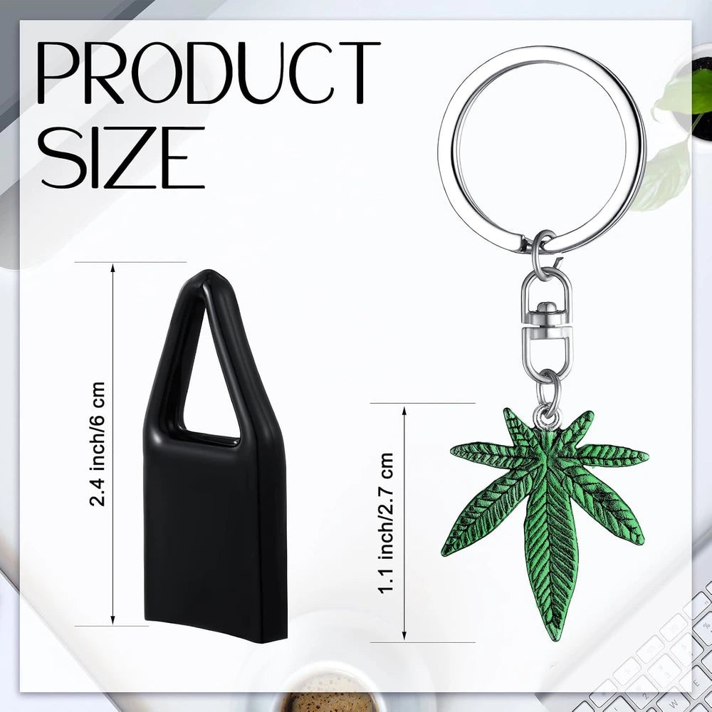 Cinnvoice Weed Keychain Lighter Holder Set